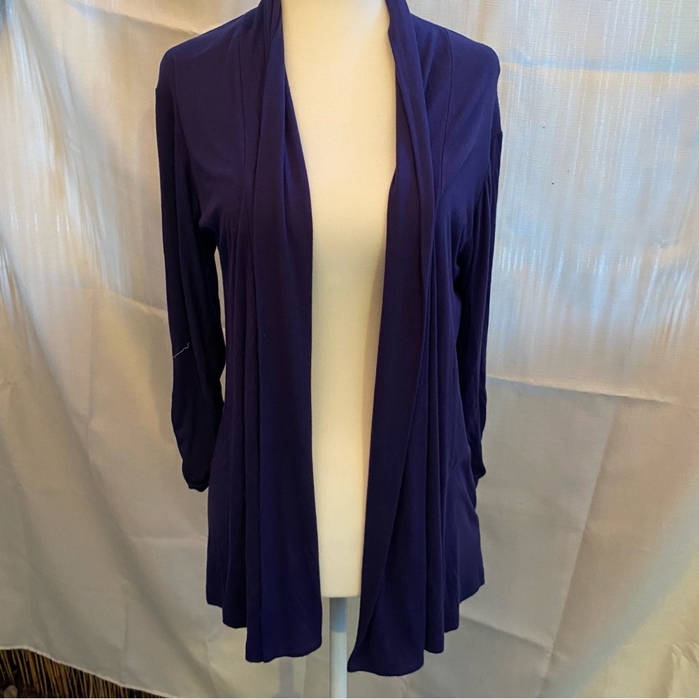 Bobeau navy cardigan size small